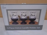 6pc Votive Candle Holder Set