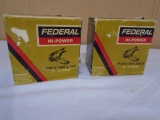 2 Vintage Boxes of Federal H-Power 16ga Shotgun Shells
