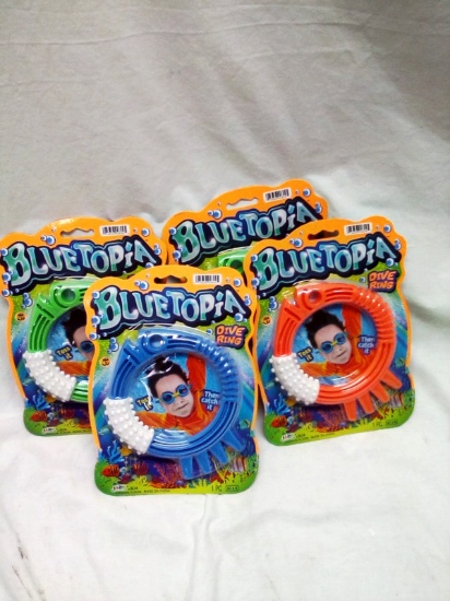 Qty. 4 Bluetopia Pool Dive Rings