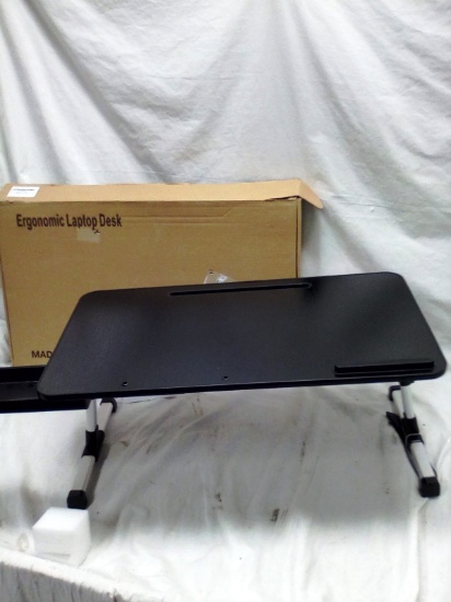 Ergonomic Folding Leg Adjustable Height Lap Top Desk