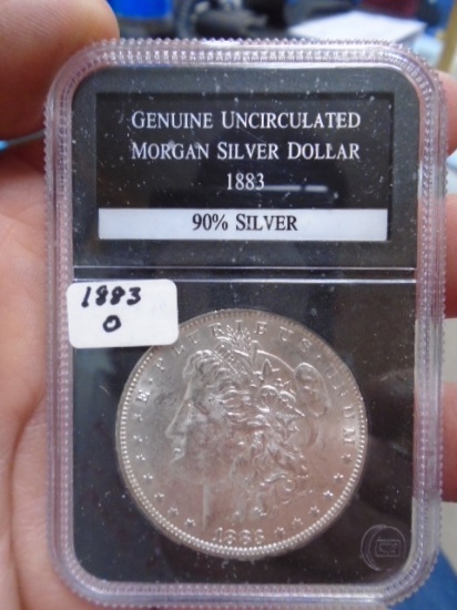 1883 O Mint Genuine Uncirculated Morgan Silver Dollar
