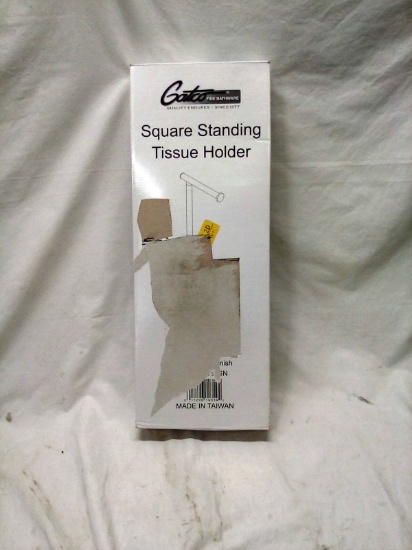 Gatco Square Standing Toilet Tissue Holder