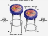 ARCADE1UP Stool Adjustable Height 21.5 inches to 29.5 inches (Pac Mania)