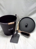 Ash Bucket with Scoops and Lid