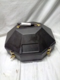 Composite Hat Box with Adjustable size setting and metal clasps
