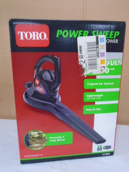 Brand New Toro Power Sweep Electric Blower