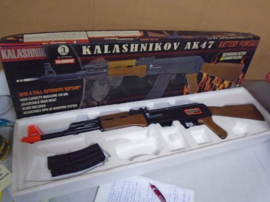 Battery Powered Kalashnikov Air Soft Rifle