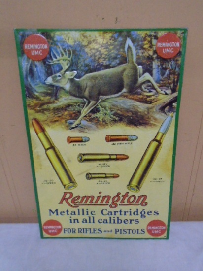 Remington Advertisement Metal Sign