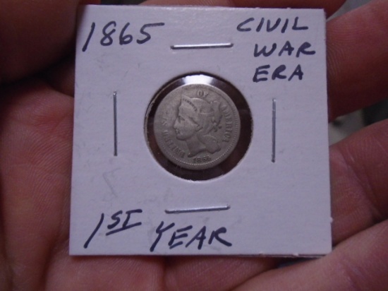 1865 Three Cent Piece