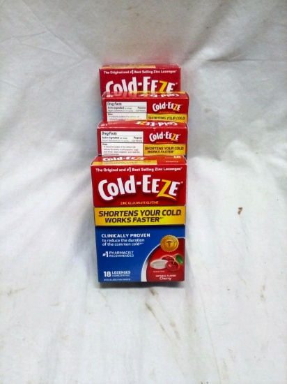 COLD-EEZE Lozenges All Natural Cherry 18 ea