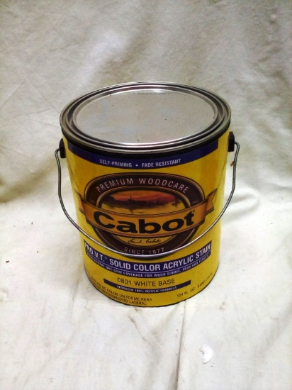 1 Gallon Can Cabot Premium Wood Care Pro V.T. Solid Color Acrylic Stain