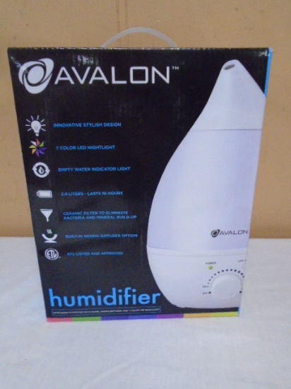 Avalon 7 Colr LED Night Light Humidifier