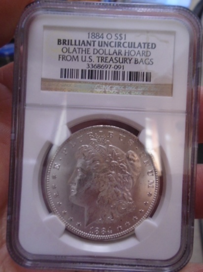 1884 O-Mint Morgan Silver Dollar
