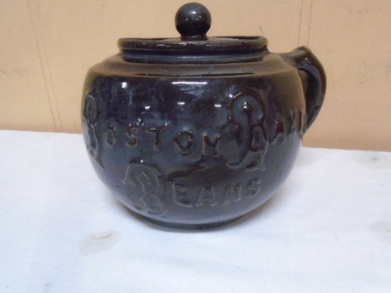 Vintage Boston Baked Beans Crock w/ Lid