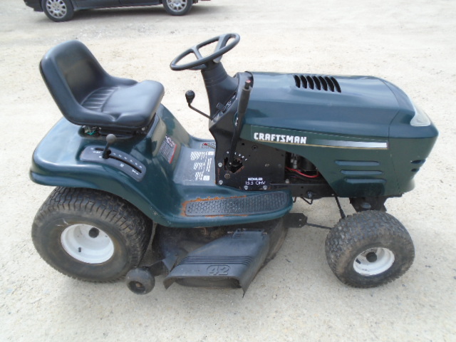 Craftsman 42 inch riding lawn online mower