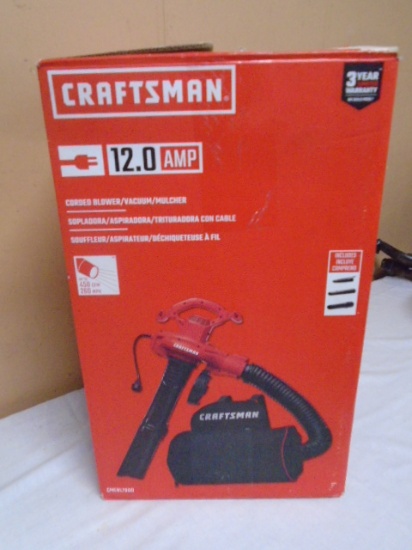 Craftsman 12.0amp  Corded Blower/Vac/Mulcher