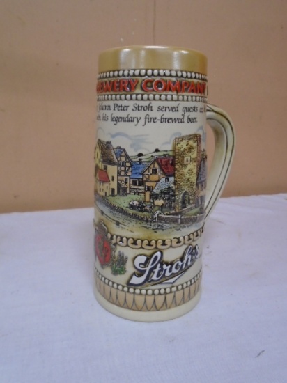 Stroh's Beer Stein