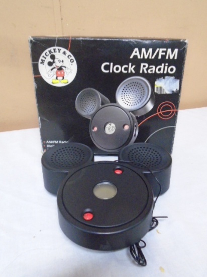 Mickey Mouse AM/FM Clock Radio