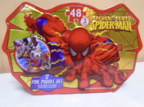 Spiderman 2 Pack  Foil Puzzles