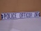 Heavy Steel Police Officer Dr Sign