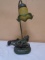 Beautiful Accent Table Lamp w/ Boy & Dog