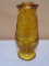 Vintage Amber Glass Owl Candle Lamp