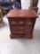 2 Drawer Solid Wood Cherry Finish Night Stand