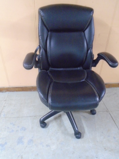 Like New Serta Leather Rolling Office/ Desk Chair