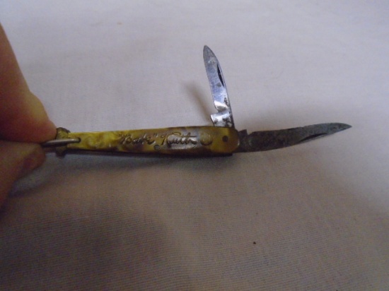 Vintage Camillus Cutlery Co Babe Ruth Bat Pocket Knife