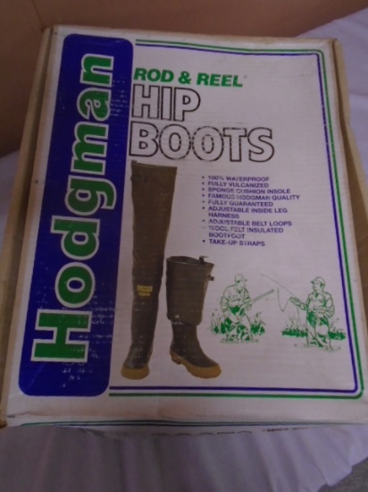 Brand New Hodgman Rod & Reel Hip Boots