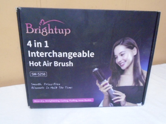 Brightup 4-in-1 Interchangable Hot Air Brush