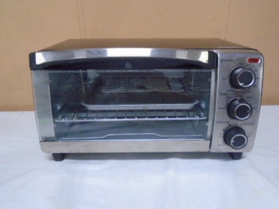 Black & Decker Stainless Steel Front Toaster Oven