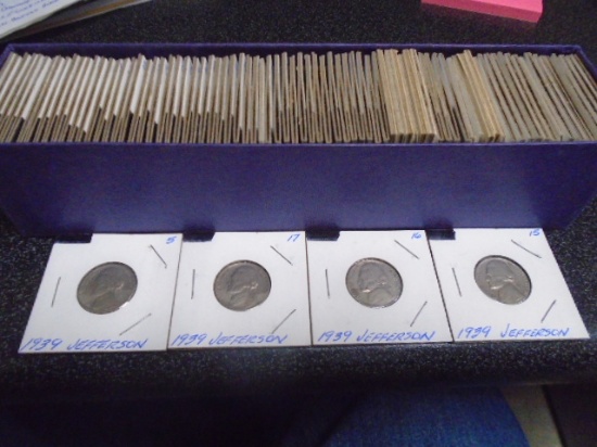 Group of (84 Jefferson Nickels