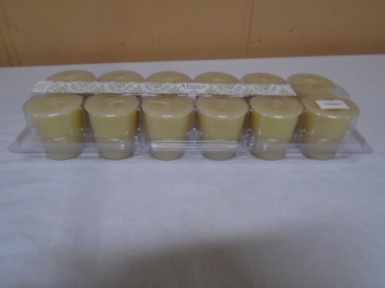 Set of 12 Scented 2.25" Alaura Candles