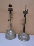 2 Vintage Gas Lamp Bases