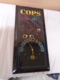 Cops Wooden Wall Clock