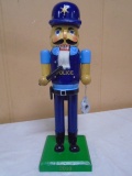 Wooden Police Man Nutcracker