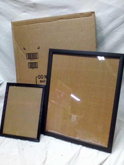 Pair of Picture Frames 1 @ 18"x22" and 1 @ 11"x14"