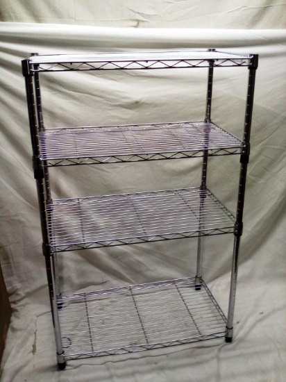4 High 37" tall 13"x23" Wire Shelving Unit