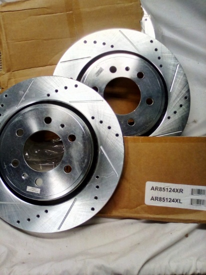 Front Driver and Passenger Side Rotors