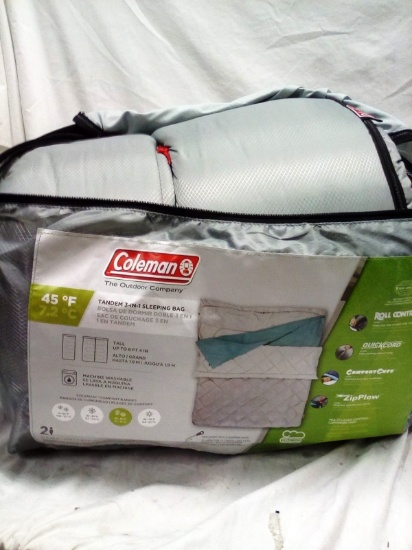 Coleman 3-in-1 Tandem Sleeping Bag