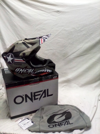 O'Neal Motorsports Helmet size XL in box with helmet bag