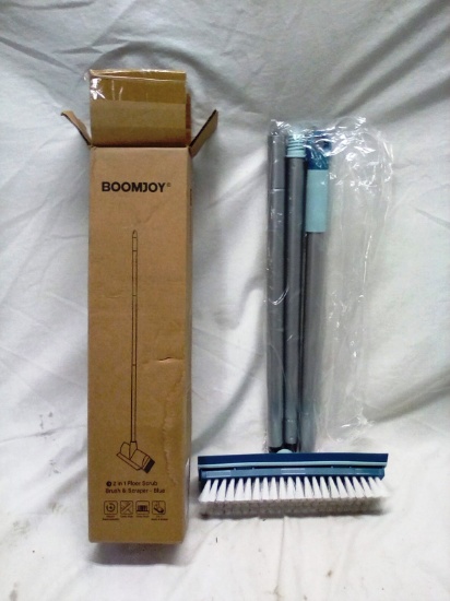 BoomJoy Three Piece Handle Scrubber Brush/Scraper