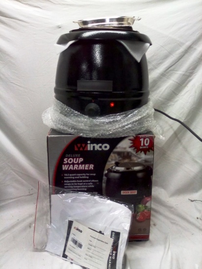 Winco Deluxe Soup Warmer 10 Qt. Capacity