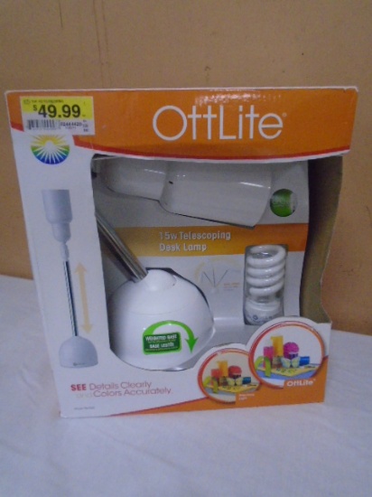 Ott Lite 15W Telescoping Desk Lamp