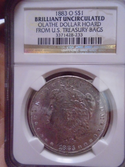 1883 O-Mint Morgan Silver Dollar