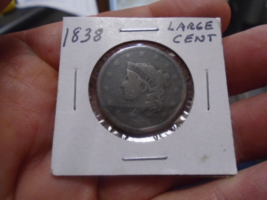 1838 Large Cent Piece