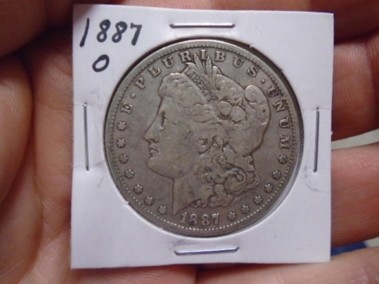 1887 O-Mint Morgan Silver Dollar