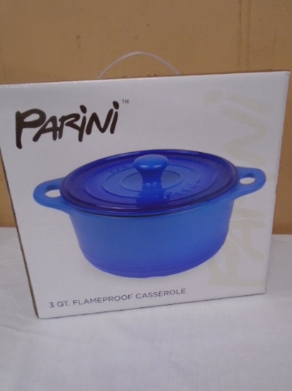 Parini 3 Qt Porcelain Over Cast Iron Pot w/Lid