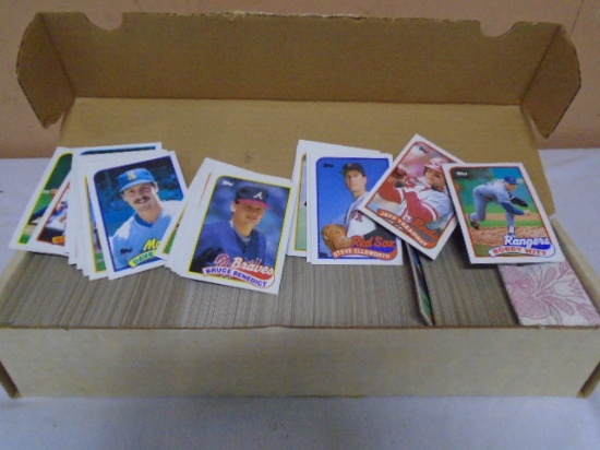 Large Box of Topps Baseball Cards